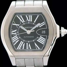 SA급 까르띠에 남성용 로드스터 스위스 2824 무브먼트 블랙 다이얼 CAR0304 xx