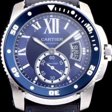 SA급 까르띠에 남성용 칼리브 드 까르띠에 WSCA0010 블루세라믹 베젤 블루 다이얼 ETA 2824-2 오토매틱 무브먼트 CAR0100 xx