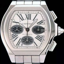 SA급 까르띠에 남성용 로드스터 크로노그래프 다이얼 화이트다이얼 CAR0303 xx