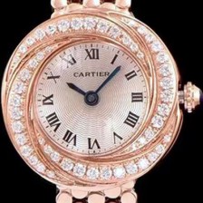 SA급 까르띠에 여성용 하이 주얼리 워치 화이트 다이얼 다이아몬드 주얼리 세팅 쿼츠 무브먼트 CAR0101 xx