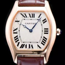 SA급 까르띠에 남성용 토르튜 W1556362화이트 다이얼 스위스 쿼츠 무브먼트 CAR0543 xx