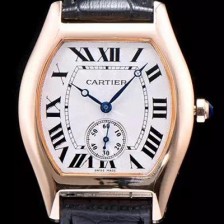 SA급 까르띠에 남성용 토르튜 화이트 다이얼 오토매틱 무브먼트 CAR0542 xx