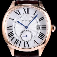 SA급 까르띠에 남성용 토르튜 화이트 다이얼 오토매틱 무브먼트 CAR0028 xx