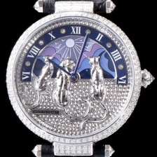 SA급 까르띠에 남성용 레브 드 팬더 HPI00930 하이 쥬얼 세팅 픽첼 다이얼 스위스 쿼츠 무브먼 CAR0013 xx