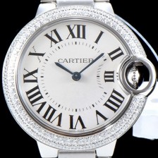 SA급 까르띠에 여성용 2019신상 발롱블루 W4BB0015 33mm 다이아몬드 베젤 쿼츠 무브먼트 CAR0140 xx