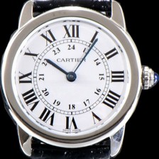 SA급 까르띠에 여성용 솔로 드 까르띠에 W6700155 화이트 다이얼 쿼츠 무브먼트 CAR0514 xx