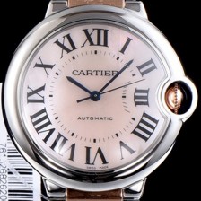 SA급 까르띠에 남여공용 2019신상 발롱블루 W6920046 36mm 핑크 자게 다이얼 오토매틱 무브먼트 CAR0501 xx