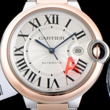 SA급 까르띠에 남성용 2019신상 발롱블루 W2BB0004 42mm 화이트 다이얼 오토매틱 무브먼트 CAR0100 xx