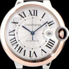 SA급 까르띠에 남성용 2019신상 발롱블루 W2BB0004 18K 로즈골드 42mm 화이트 다이얼 ETA2824-2 오토매틱 무브먼트 CAR0502 xx
