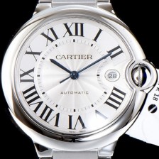 SA급 까르띠에 남성용 2019신상 발롱블루 W69012Z4 42mm 화이트 다이얼 오토매틱 무브먼트 CAR0504 xx