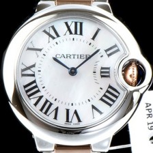 SA급 까르띠에 여성용 2019신상 발롱블루 W6920098 33mm 화이트 자게 다이얼 쿼츠 무브먼트 CAR0101 xx