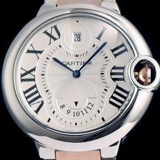 SA급 까르디에 남성용 발롱블루 화이트 다이얼 오토매틱 무브먼트 CAR0030 xx