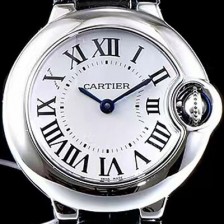 SA급 까르띠에 여성용 발롱블루 드 까르띠에 스위스 쿼츠 화이트다이얼 CAR0312 xx