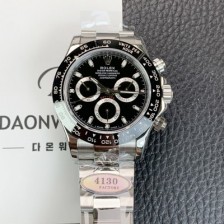 SA급 로렉스 남성용 신형 코스모그래프 데이토나 m126500ln 크로노그래프 40mm 오토매틱 Cal.4131타입 블랙 다이얼 rol5611 xx