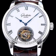 SA급 글라슈테 오리지날 남성용 글라슈테 화이트 다이얼 투어빌론 무브먼트 GLA4200 xx