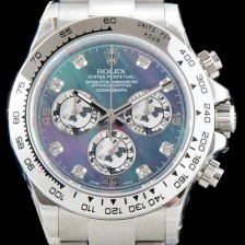 SA급 로렉스 남성용 Cal. 4130 무브 UP!! 코스모그래프 데이토나 진주자개 다이얼 크로노그래프 오토매틱 무브먼트 ROL0523 xx