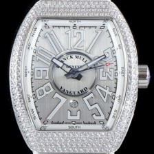 SA급 프랭크 뮬러 남성용 마스터 컴플리케이션 V45 SC DT YACHTING 5N 뱅가드 요팅!! 일본산 최상급 퀄리티의 쥬얼셋팅 케이스 화이트 다이얼 스위스 ETA 2824-A2오토매틱 FRA0412 xx