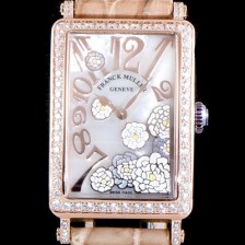 SA급 프랭크뮬러 여성용 롱아일렌드 952 QZ ORC D 1R 컬력션 최상급 퀄리티의 쥬얼셋팅 케이스 화이트 마더 오브 펄 다이얼 스위스 쿼츠 무브먼트 FRA0410 xx