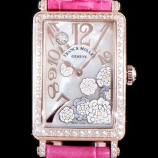 SA급 프랭크뮬러 여성용 롱아일렌드 952 QZ ORC D 1R 컬력션 최상급 퀄리티의 쥬얼셋팅 케이스 핑크 마더 오브 펄 다이얼 스위스 쿼츠 무브먼트 FRA0451 xx