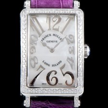 SA급 프랭크뮬러 여성용 롱아일렌드 952 QZ REL 컬력션 최상급 퀄리티의 쥬얼셋팅 케이스 화이트 마더 오브 펄 다이얼 스위스 쿼츠 무브먼트 FRA0452 xx