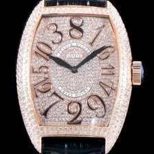 SA급 프랭크 뮬러 남성용 크레이지 아워스 8880 CH 풀 다이아셋팅!! 18K 로즈골드 오토매틱 무브먼트 FRA0410 xx