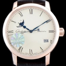 SA급 글라슈테 오리지날 남성용 클래식 에그쉴 다이얼 UP!!세나토 100-04-32-15-50 