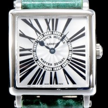 SA급 프랭크뮬러 여성용 마스터 스퀘어6002 L QZ V 화이트 다이얼 스위스 정품 쿼츠 무브먼 FRA4400 xx