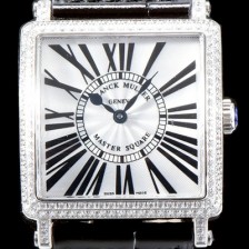 SA급 프랭크뮬러 여성용 마스터 스퀘어6002 L QZ V 쥬얼 다이아몬드 베젤 스위스 정품 쿼츠 무브먼 FRA4405 xx