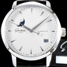 SA급 글라슈테 오리지날 남성용 세나토 1-36-04-05-02-02 클래식 문페이즈 up!! 화이트 다이얼 (기계식 자동)오토매틱 무브먼트 GLA4210 xx