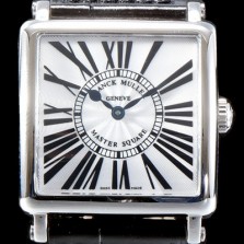 SA급 프랭크뮬러 여성용 마스터 스퀘어6002 L QZ V 화이트 다이얼 스위스 정품 쿼츠 무브먼트 FRA0405 xx