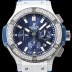SA급 휴블렛 남성용 New pgrade!!빅뱅 301.SX.1170.SX.2704 1:1 수공 맞물림 형식의 쥬얼라인 크로노그래프 44MM 블루 다이얼 수정형 ETA 7750 오토매틱 무브먼트 HUB0233 xx
