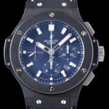 SA급 휴블렛 남성용 NEW 빅뱅 301.CI.7170.LR 밀리미터에 세라믹 블루 에디션!! 44MM 크로노그래프 선레이 새틴-피니시 블루 다이얼 Caliber HUB 4100 타입 무브먼트 HUB0210 xx