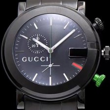 SA급 구찌 남성용 G-타임리스 커플시계 블랙 다이얼 스위스 쿼츠 무브먼트 GUC4242 xx