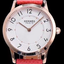 SA급 에르메스 남성용 슬림 데르메스 W041767WW00 화이트 다이얼 춰츠 무브먼트 HEM4240 xx