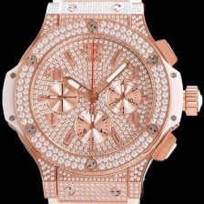 SA급 휴블렛 남성용 빅뱅 크로노그래프 다이아몬드 다이얼 오토매틱 무브먼트 HUB0435 xx