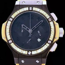 SA급 휴블렛 여성용 빅뱅 에볼루션 쿼츠 38mm 블랙다이얼 버젼 HUB4201 xx