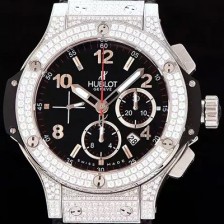 SA급 휴블렛 남성용 빅뱅 블랙 다이얼 최상급 소재의 다이아버젼 블랙다이얼 HUB0402 xx