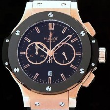 SA급 휴블렛 남성용 위블로 빅뱅 리미티드 에디션 쿼츠 42mm 블랙다이얼 HUB4210 xx