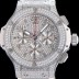 SA급 휴블렛 남성용 빅뱅 크로노그래프 다이아몬드 다이얼 오토매틱 무브먼트 HUB0431 xx