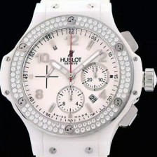 SA급 휴블렛 남성용 빅뱅 에볼루션 다이아몬드 버젼 화이트다이얼 HUB4200 xx