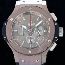 SA급 휴블렛 남성용 빅뱅 에볼루션 쿼츠 44mm 버젼 그레이 다이얼 HUB4215 xx