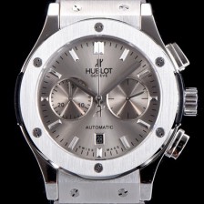 SA급 휴블렛 남성용 클레식 퓨전 521.NX.7071.LR 크로노그래프 그레이 다이얼 오토매틱 무브먼트 HUB0210 xx