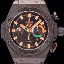 SA급 휴블렛 남성용 빅뱅 킹파워 F1 48mm 버전 블랙 다이얼 오토매틱 무브먼트 HUB0455 xx