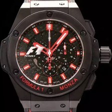 SA급 휴블렛 남성용 빅뱅 킹파워 포뮬러 F1 48mm 버전 블랙다이얼 HUB0424 xx