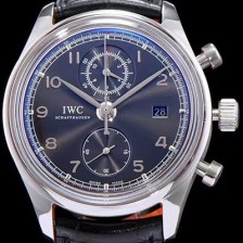 SA급 아이더블유씨 남성용 포루투기즈 칼리버 IW390404 클래식 모델 크로노그래프 진 그레이 다이얼 오토매틱 무브먼트 IWC0100 xx