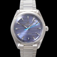 SA급 오메가 남성용 씨마스터 220.10.41.21.03.002 아쿠아테라 코-액시얼 41mm 오토매틱 Cal.8900 타입 블루 다이얼 omg20236 xx