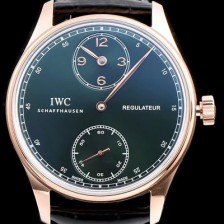 SA급 아이더블유씨 남성용 포르투기즈 IW544402모델 18k 로즈골드 그린 다이얼 IWC0101 xx