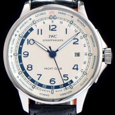 SA급 아이더블유씨 남성용 포르투기즈 오토매틱 요트클럽 화이트 다이얼 IWC0211 xx