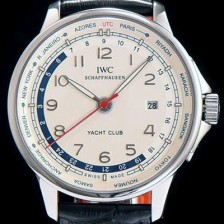 SA급 아이더블유씨 남성용 포르투기즈 오토매틱 요트클럽 화이트 다이얼 IWC0215 xx