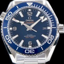 SA급 오메가 남성용 최신버전 업그레이드형!! 씨마스터 플래닛 오션600M 코-액시얼 마스터 크로노미터 43.5MM 블루 다이얼 오토매틱 무브먼트 OMG0111 xx